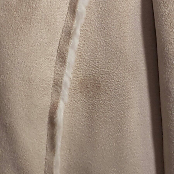 Winter Coat Jacket Suede Sherpa Faux Fur - Picture 5 of 5